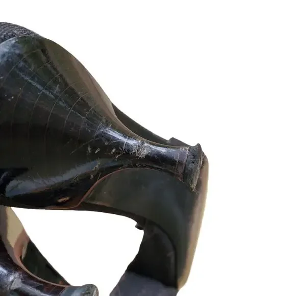 💫SOLD💫Y2k Louis Vuitton Monogram Bow Kitten Heel Mule - Size 35 EU - Picture 5 of 8